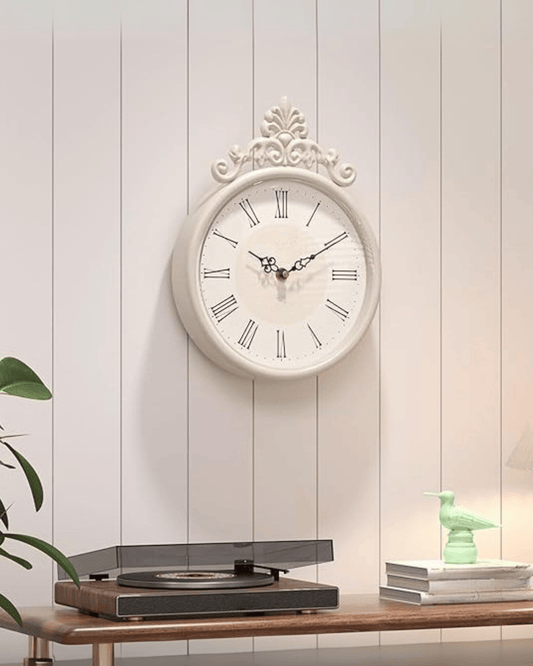 Handcrafted Retro Wall Clock Roman Numerals Decorative Clocks